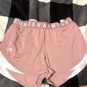 Under armour pink shorts
